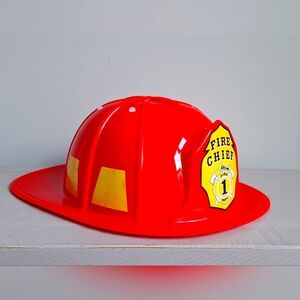 NWOT Kids Play Red Fireman's Hat